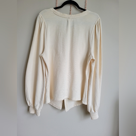 Anthropolgie pilcro twist front, sweatshirt  size L - Picture 6 of 9